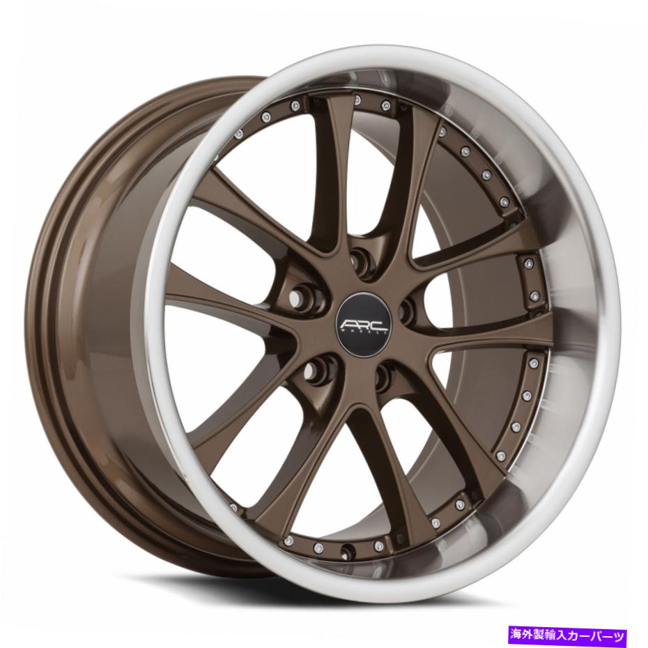 ホイール　４本セット ARC AR5 18x9.5 5x120 30ブロンズホイール（4）73.1 18インチリム ARC AR5 18x9.5 5x120 30 Bronze Wheels(4) 73.1 18\