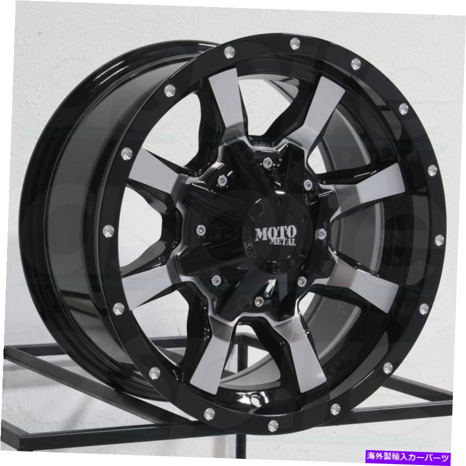 ホイール　４本セット Moto Metal Mo970 16x8 6x135/6x5.5/6x139.7 0ブラックマシンホイール（4）106.1 16 \