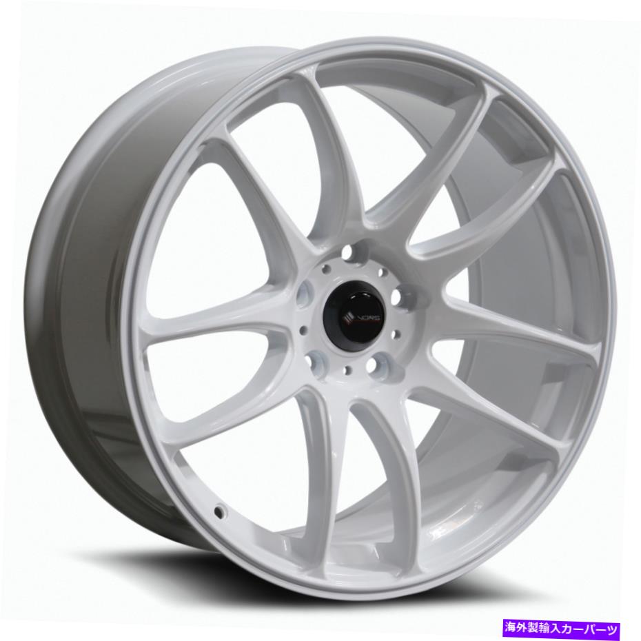 ホイール 4本セット VORS TR4 18x8.5 5x120 35ホワイトホイール(4)73.1 18インチリム Vors TR4 18x8.5 5x120 35 White Wheels(4) 73.1 18" inch Rims【並行輸入品】|Us Custom Parts Shop USDM