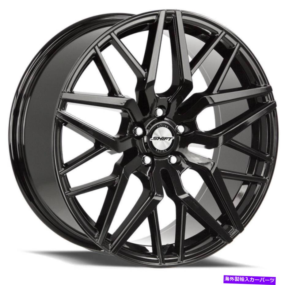 ホイール 4本セット シフトH33スプリング18x8 5x114.3 35ブラックホイール(4)73.1 18インチリム Shift H33 Spring 18x8 5x114.3 35 Black Wheels(4) 73.1 18" inch Rims【並行輸入品】|Us Custom Parts Shop USDM