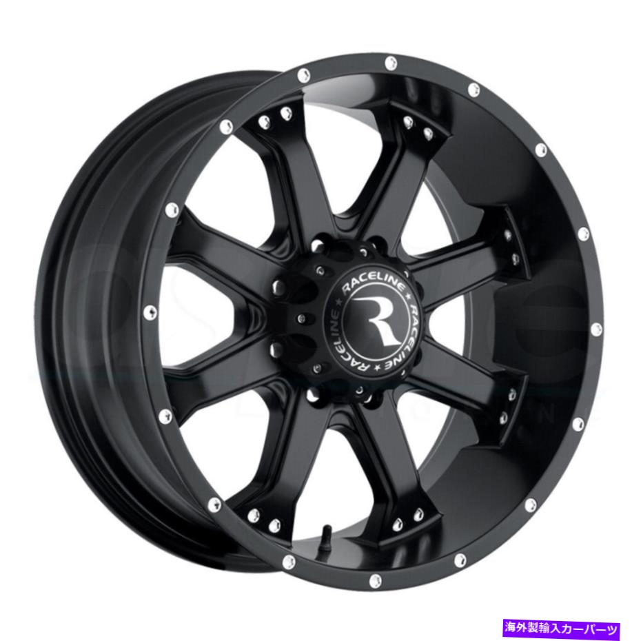 ホイール　４本セット Raceline 991b Assault 16x8 8x170 0ブラックホイール（4）125.2 16 \