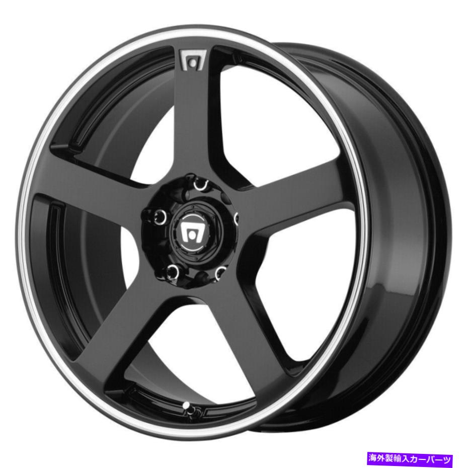 ホイール　４本セット motegi mr116 fs5 18x8 5x105/5x114.3 45ブラック機械加工ホイール（4）72.56 18 \