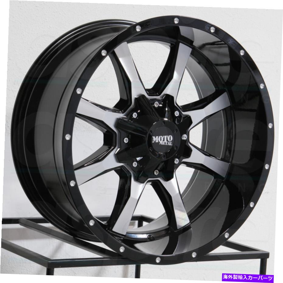ホイール　４本セット Moto Metal Mo970 17x9 6x135/6x5.5/6x139.7 -12ブラックマシンホイール（4）106.1 17 \