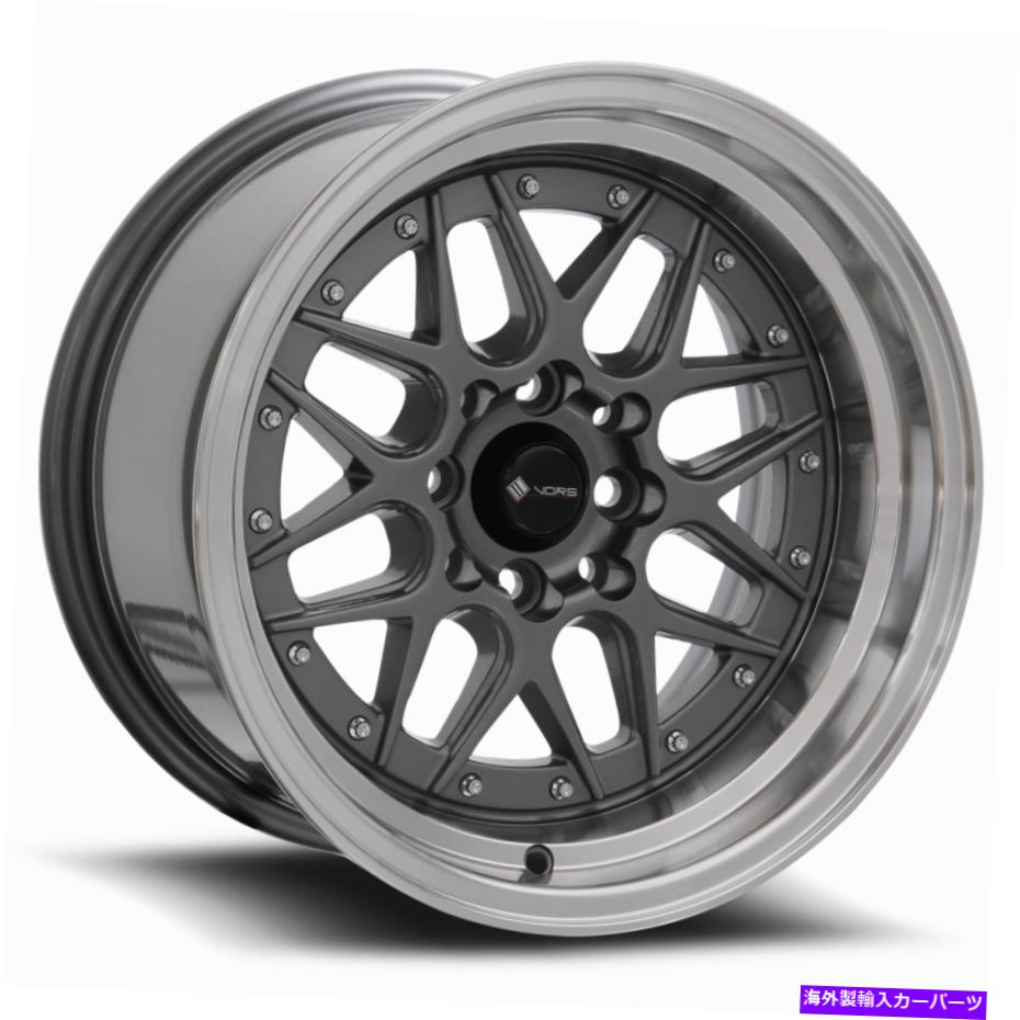 ホイール 4本セット VORS VR7 15x8 4x100/4x114.3 0ガンメタルホイール(4)73.1 15 "インチリム Vors VR7 15x8 4x100/4x114.3 0 Gun Metal Wheels(4) 73.1 15" inch Rims【並行輸入品】|Us Custom Parts Shop USDM