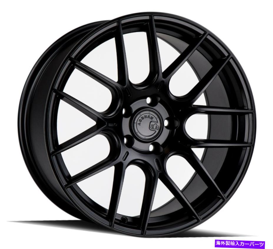 ホイール　４本セット aodhan ah-x ah10 18x9.5 5x120 35マットブラックホイール（4）72.6 18インチリム Aodhan AH-X AH10 18x9.5 5x120 35 Matte Black Wheels(4) 72.6 18\