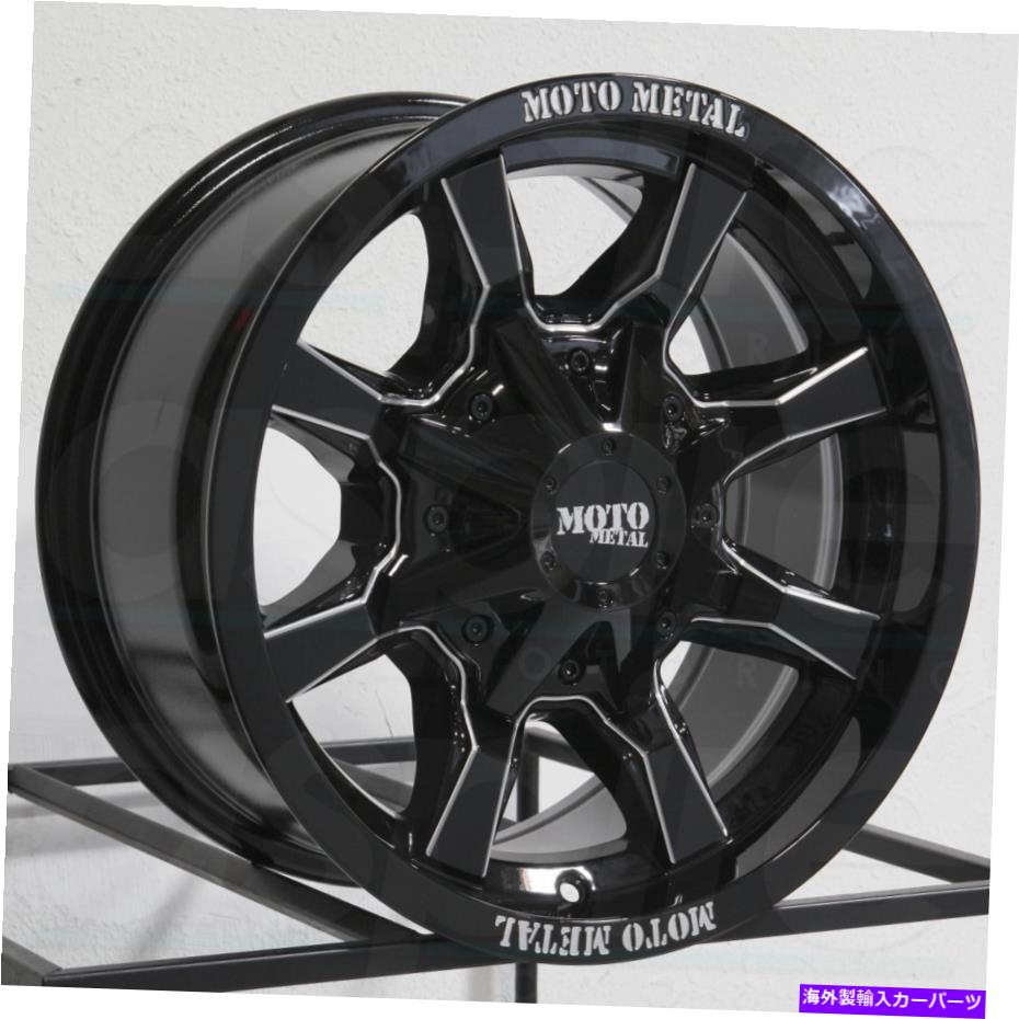 ホイール 4本セット Moto Metal Mo970 16x8 6x135/6x5.5/6x139.7 0ブラックミリングブランドホイール(4)106.1 1 Moto Metal MO970 16x8 6x135/6x5.5/6x139.7 0 Black Milled Brand Wheels(4) 106.1 1【並行輸入品】|Us Custom Parts Shop USDM