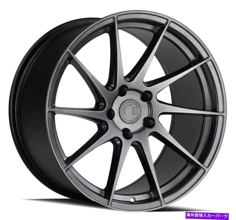 ホイール　４本セット Aodhan AH09 AH9 18x8.5/18x9.5 5x112 35/35ハイパーブラックホイール（4）73.1 18 \