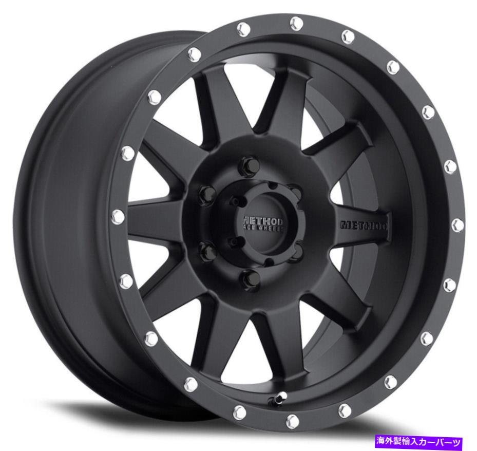 ホイール　４本セット 方法MR301標準15x7 6x5.5/6x139.7 -6ブラックホイール（4）108 15 \