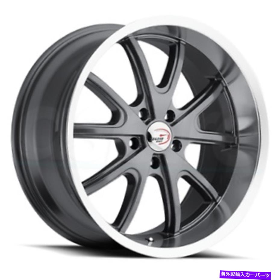 ホイール 4本セット ビジョン143トルク15x8.0 5x4.75/5x120.65 -19ガンメタルホイール(4)83 15 "インチリム Vision 143 Torque 15x8.0 5x4.75/5x120.65 -19 Gunmetal Wheels(4) 83 15" inch Rims【並行輸入品】|Us Custom Parts Shop USDM