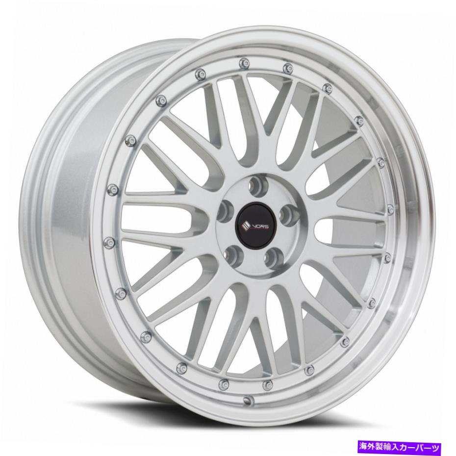 ホイール　４本セット VORS VR8 18x8 5x100 35シルバーホイール（4）73.1 18インチリム Vors VR8 18x8 5x100 35 Silver Wheels(4) 73.1 18\