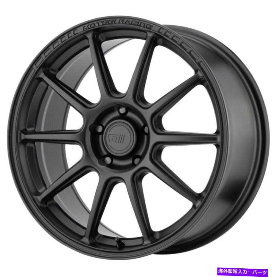 ホイール 4本セット Motegi MR140 SS10 17x7 5x112 38サテンブラックホイール(4)66.56 17 "インチリム Motegi MR140 SS10 17x7 5x112 38 Satin Black Wheels(4) 66.56 17" inch Rims【並行輸入品】|Us Custom Parts Shop USDM