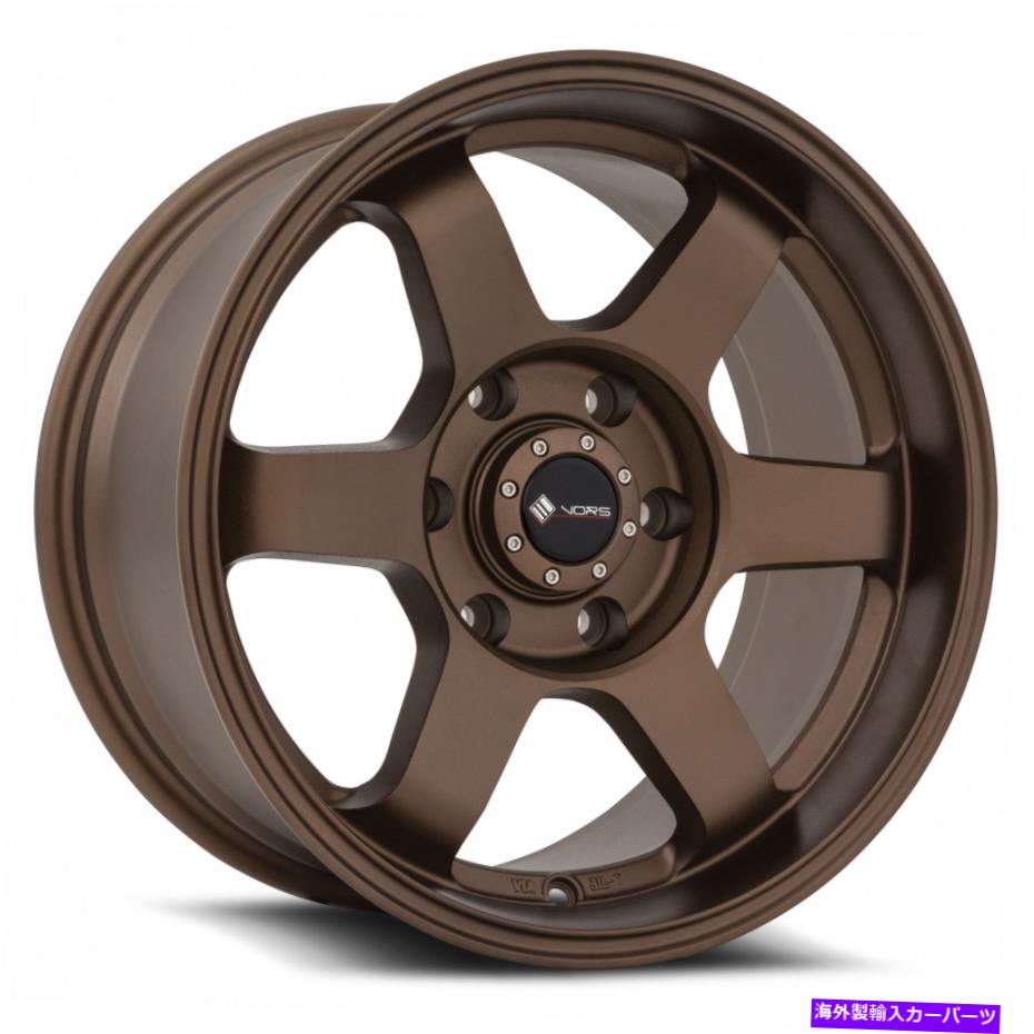ホイール　４本セット VORS VE37フィットタコマ4Runner FJクルーザー17x8.5 6x5.5/6x139.7 0ブロンズホイール（4） Vors VE37 fit Tacoma 4Runner FJ Cruiser 17x8.5 6x5.5/6x139.7 0 Bronze Wheels(4)【並行輸入品】