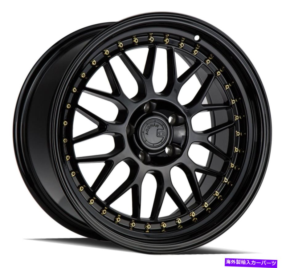 ホイール　４本セット Aodhan AH02 AH2 17x8 5x100/5x114.3 35グロスブラックホイール（4）73.1 17 "インチリム Aodhan AH02 AH2 17x8 5x100/5x114.3 35 Gloss Black Wheels(4) 73.1 17" inch Rims【並行輸入品】｜Us Custom Parts Shop USDM