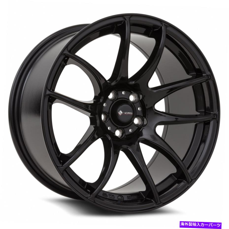 ホイール　４本セット VORS TR4 18x8.5/18x9.5 5x112 35/35ブラックホイール（4）73.1 18インチのずらしたリム Vors TR4 18x8.5/18x9.5 5x112 35/35 Black Wheels(4) 73.1 18" inch Staggered Rims【並行輸入品】｜Us Custom Parts Shop USDM