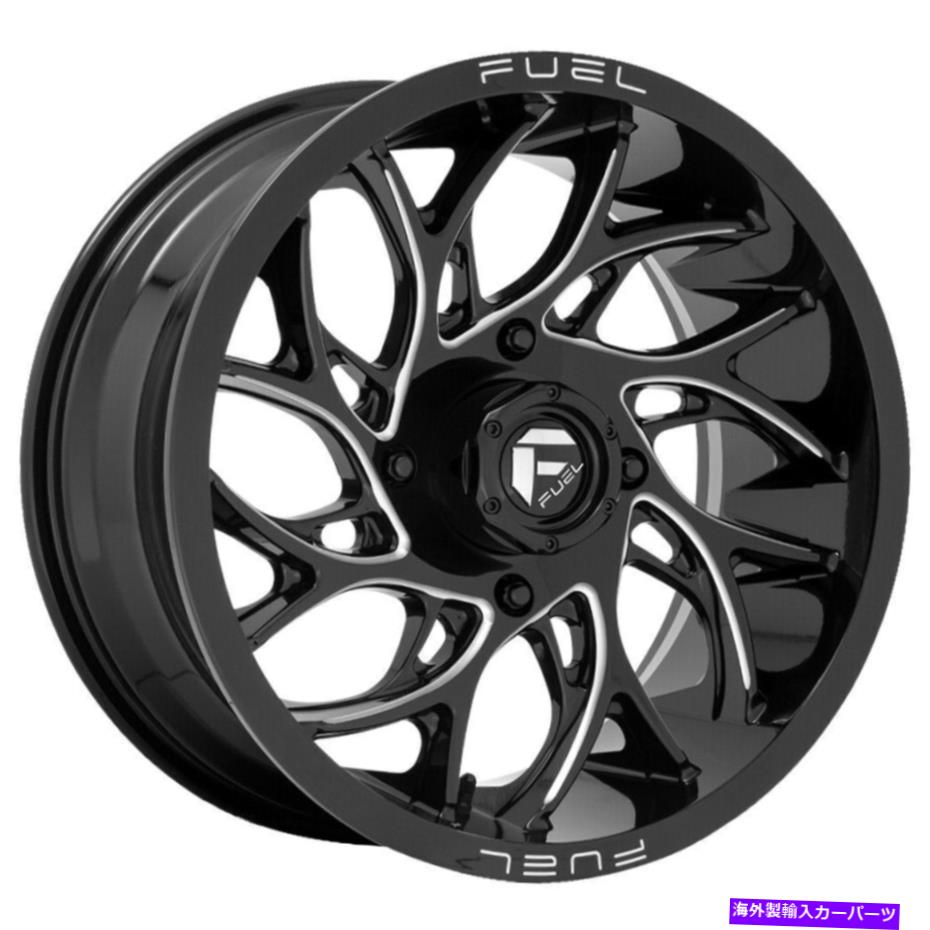 ホイール　４本セット Fuel D741 Runner UTV 15x7 4x156 10 Gloss Black Milled Wheels（4）132 15 "インチリム Fuel D741 Runner UTV 15x7 4x156 10 Gloss Black Milled Wheels(4) 132 15" inch Rim【並行輸入品】｜Us Custom Parts Shop USDM