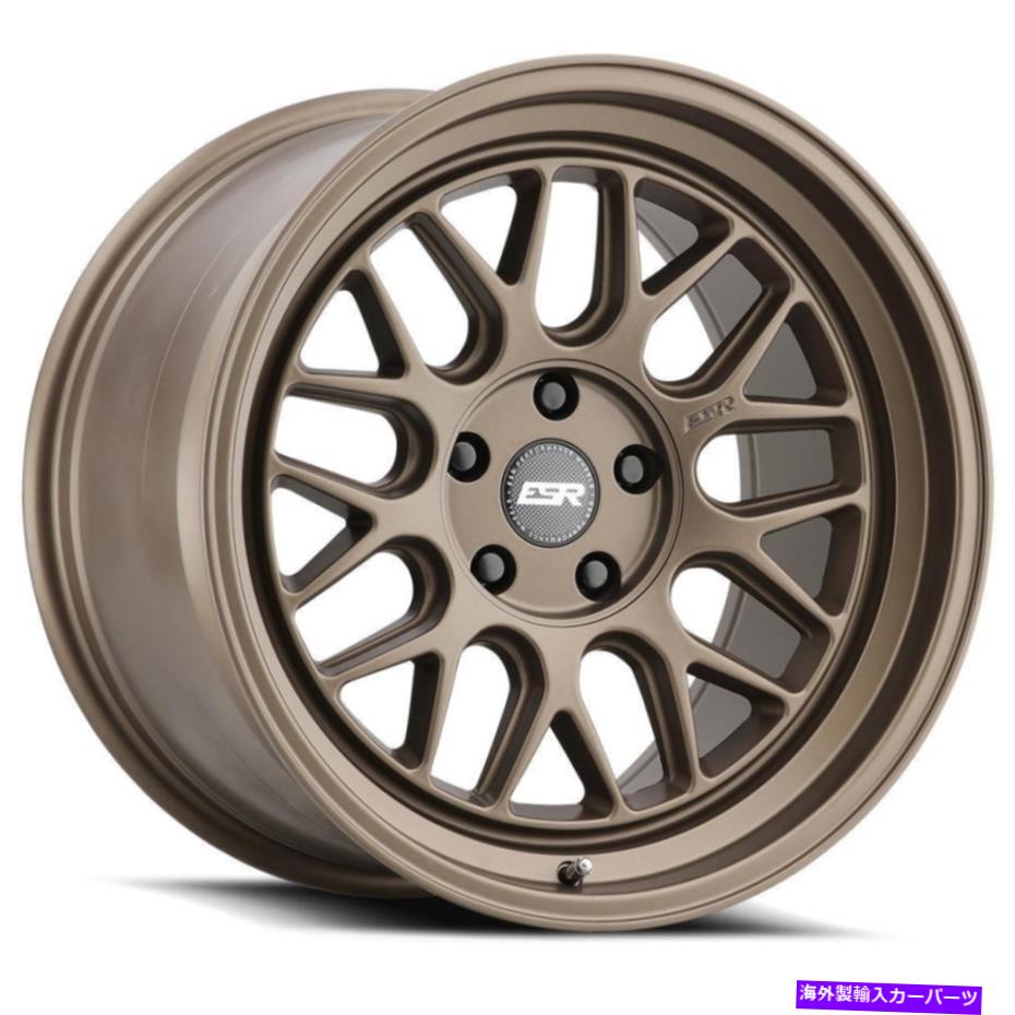 ホイール 4本セット ESR CR1 18x10.5 5x114.3 15銅ホイール(4)72.56 18インチリム ESR CR1 18x10.5 5x114.3 15 Bronze Wheels(4) 72.56 18" inch Rims【並行輸入品】|Us Custom Parts Shop USDM