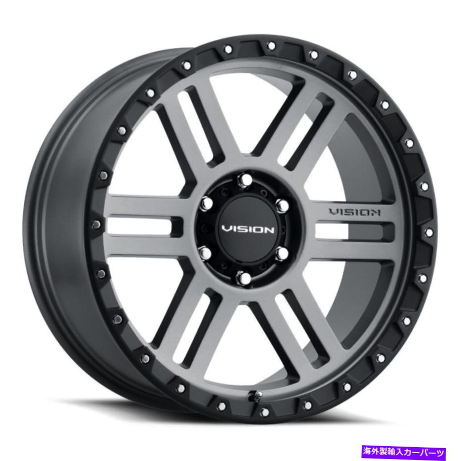 ホイール 4本セット ビジョン354 Manx2 17x9 5x5/5x127 12グレーホイール(4)78.1 17 "インチリム Vision 354 Manx2 17x9 5x5/5x127 12 Grey Wheels(4) 78.1 17" inch Rims【並行輸入品】|Us Custom Parts Shop USDM