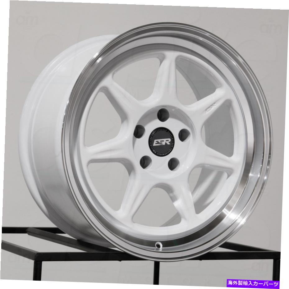 ホイール 4本セット ESR CR7 18x10.5 5x114.3 30ホワイトホイール(4)72.56 18インチリム ESR CR7 18x10.5 5x114.3 30 White Wheels(4) 72.56 18" inch Rims【並行輸入品】|Us Custom Parts Shop USDM