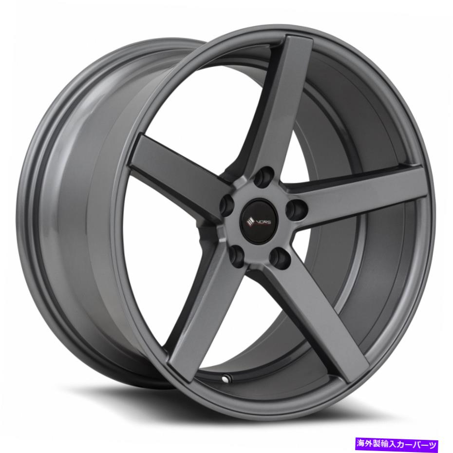 ホイール　４本セット VORS TR5 18x9.5 5x110 35ガンメタルホイール（4）73.1 18インチリム Vors TR5 18x9.5 5x110 35 Gun Metal Wheels(4) 73.1 18\