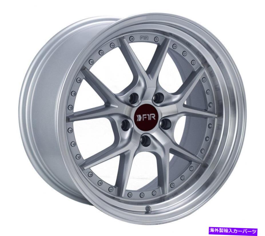 ホイール 4本セット F1R F105 18x9.5 5x114.3 25マシンシルバーホイール(4)18インチリム F1R F105 18x9.5 5x114.3 25 Machine Silver Wheels(4) 18" inch Rims【並行輸入品】|Us Custom Parts Shop USDM