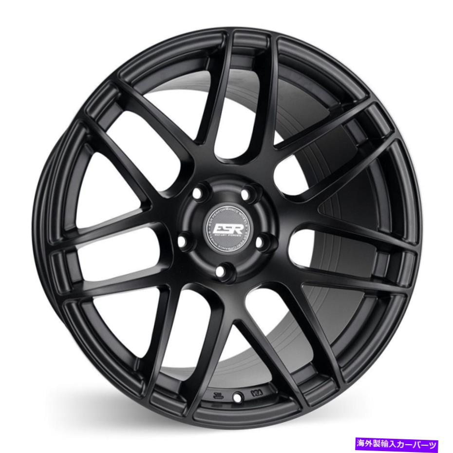 ホイール 4本セット ESR RF01 RF1 18x9.5 5x100 22マットブラックホイール(4)73.1 18インチリム ESR RF01 RF1 18x9.5 5x100 22 Matte Black Wheels(4) 73.1 18" inch Rims【並行輸入品】|Us Custom Parts Shop USDM