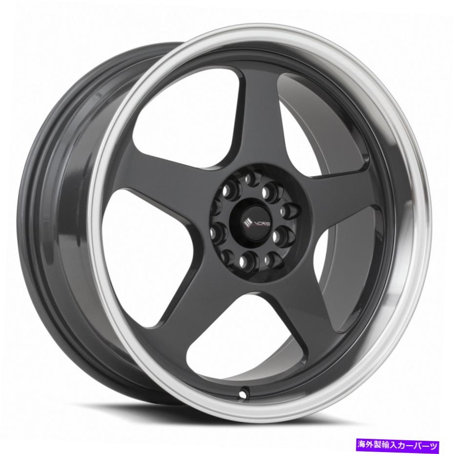 ホイール　４本セット Vors SP1 18x8 5x108 35ハイパーブラックホイール（4）73.1 18インチリム Vors SP1 18x8 5x108 35 Hyper Black Wheels(4) 73.1 18" inch Rims【並行輸入品】｜Us Custom Parts Shop USDM