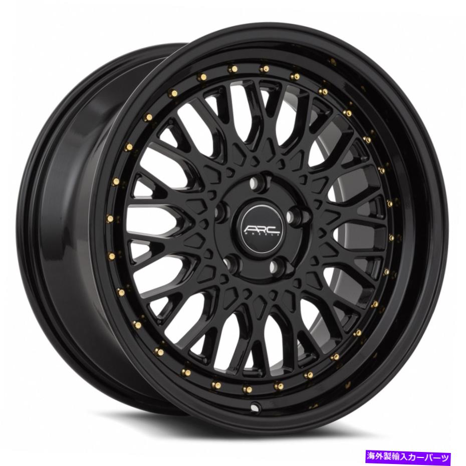 ホイール 4本セット ARC AR1 18x8.5 5x112 35ブラックホイール(4)73.1 18インチリム ARC AR1 18x8.5 5x112 35 Black Wheels(4) 73.1 18" inch Rims【並行輸入品】|Us Custom Parts Shop USDM