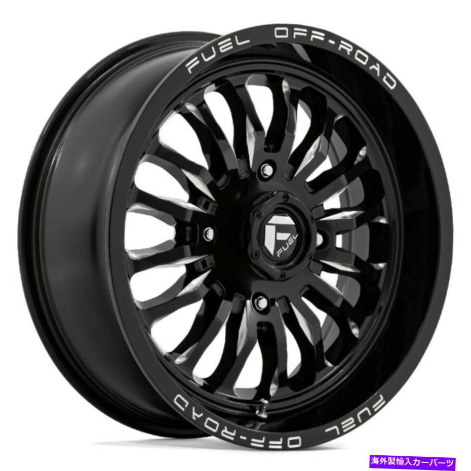 ホイール 4本セット 燃料D821 ARC UTV 18x7 4x156 13グロスブラックミリングホイール(4)132 18インチリム Fuel D821 Arc UTV 18x7 4x156 13 Gloss Black Milled Wheels(4) 132 18" inch Rims【並行輸入品】|Us Custom Parts Shop USDM