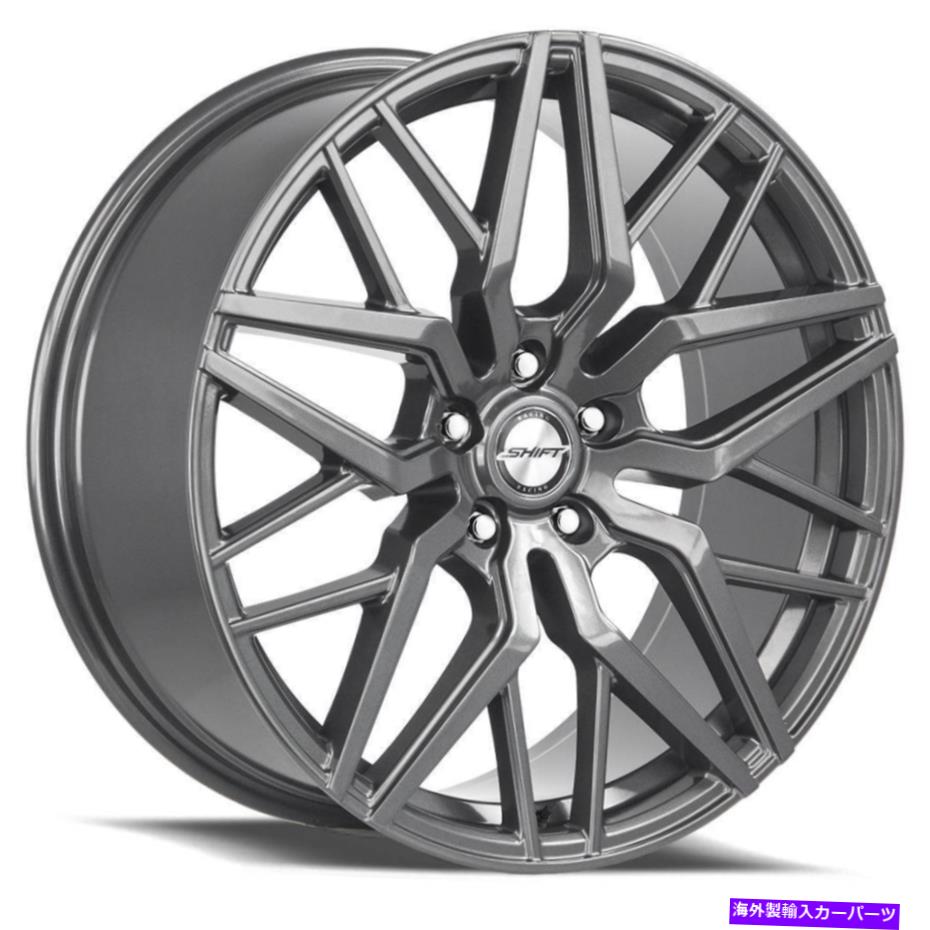 ホイール　４本セット シフトH33スプリング20x8.5 5x114.3 35ガンメタルホイール（4）73.1 20インチリム Shift H33 Spring 20x8.5 5x114.3 35 Gunmetal Wheels(4) 73.1 20\