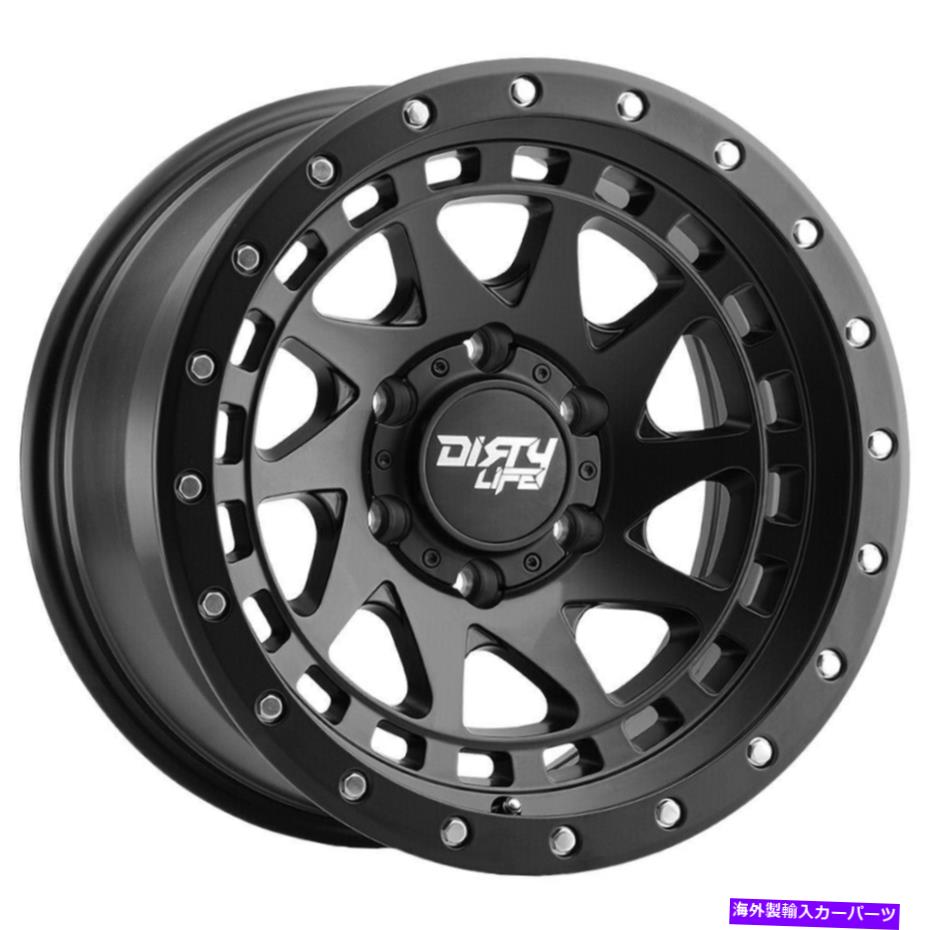 ホイール　４本セット Dirty Life 9311 Enigma Pro 17x9 6x5.5/6x139.7 -12マットブラックホイール（4）106 17 " Dirty Life 9311 Enigma Pro 17x9 6x5.5/6x139.7 -12 Matte Black Wheels(4) 106 17"【並行輸入品】｜Us Custom Parts Shop USDM