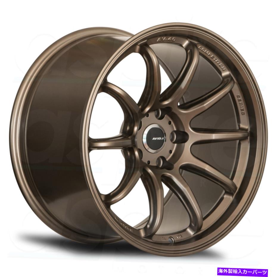 ホイール　４本セット avid1 av40 18x9.5 5x114.3 38ブロンズホイール（4）73.1 18インチリム AVID1 AV40 18x9.5 5x114.3 38 Bronze Wheels(4) 73.1 18" inch Rims【並行輸入品】｜Us Custom Parts Shop USDM
