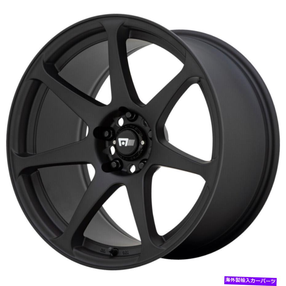 ホイール　４本セット Motegi MR154バトル18x8 5x114.3 30マットブラックホイール（4）72.56 18インチリム Motegi MR154 Battle 18x8 5x114.3 30 Matte Black Wheels(4) 72.56 18\