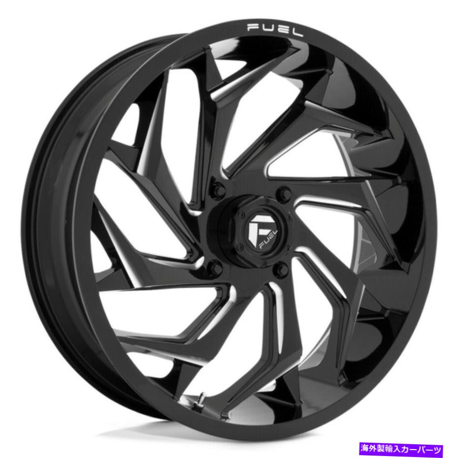 ホイール 4本セット 燃料D753反応UTV 18x7 4x156 13グロスブラックミリングホイール(4)132 18 "インチr Fuel D753 Reaction UTV 18x7 4x156 13 Gloss Black Milled Wheels(4) 132 18" inch R【並行輸入品】|Us Custom Parts Shop USDM