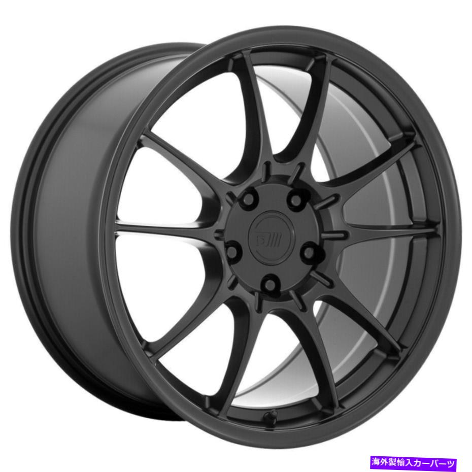 ホイール　４本セット Motegi MR152 SS5 18x9.5 5x114.3 40サテンブラックホイール（4）72.56 18インチリム Motegi MR152 SS5 18x9.5 5x114.3 40 Satin Black Wheels(4) 72.56 18\