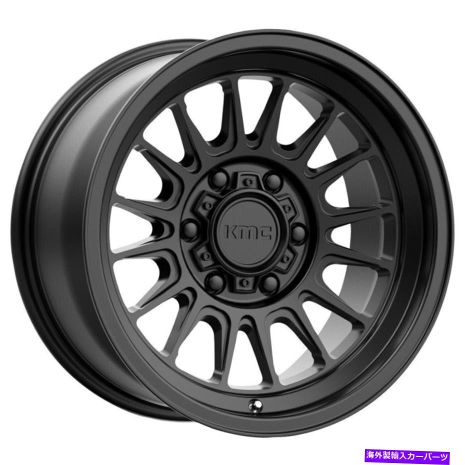 ホイール　４本セット KMC KM724インパクトOL 17x8.5 6x5.5/6x139.7 0サテンブラックホイール（4）106.1 17 "インチ KMC KM724 Impact Ol 17x8.5 6x5.5/6x139.7 0 Satin Black Wheels(4) 106.1 17" inch【並行輸入品】｜Us Custom Parts Shop USDM