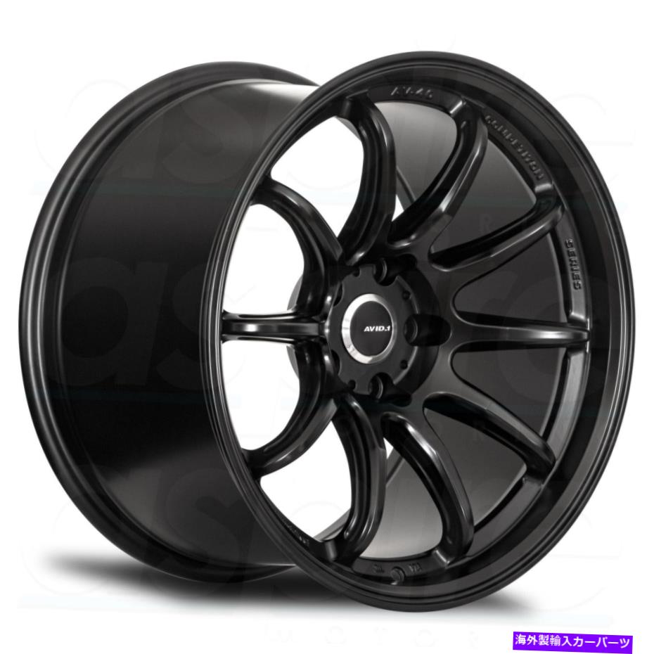 ホイール 4本セット AVID1 AV40 18x9.5 5x114.3 38マットブラックホイール(4)73.1 18インチリム AVID1 AV40 18x9.5 5x114.3 38 Matte Black Wheels(4) 73.1 18" inch Rims【並行輸入品】|Us Custom Parts Shop USDM