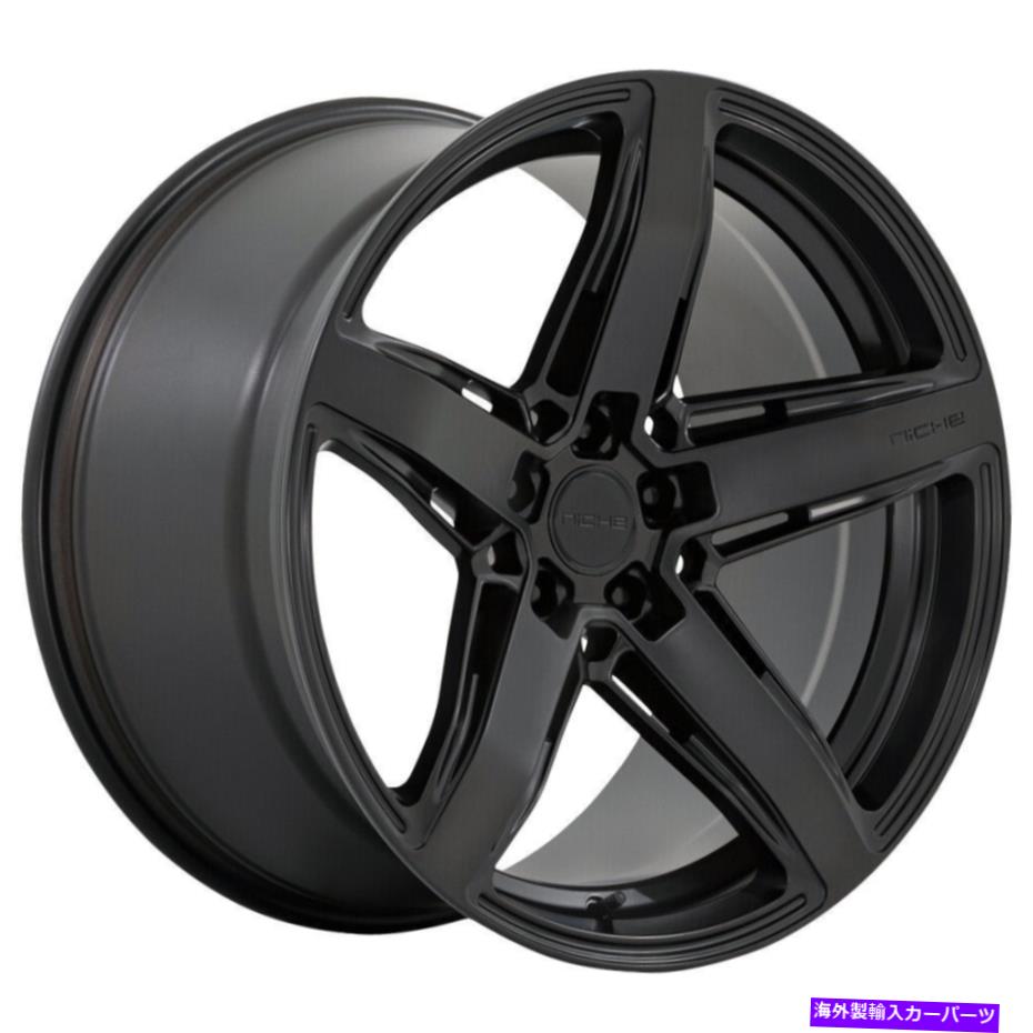 ホイール 4本セット ニッチM269テラモ18x8 5x114.3 30マットブラックホイール(4)72.56 18インチリム Niche M269 Teramo 18x8 5x114.3 30 Matte Black Wheels(4) 72.56 18" inch Rims【並行輸入品】|Us Custom Parts Shop USDM