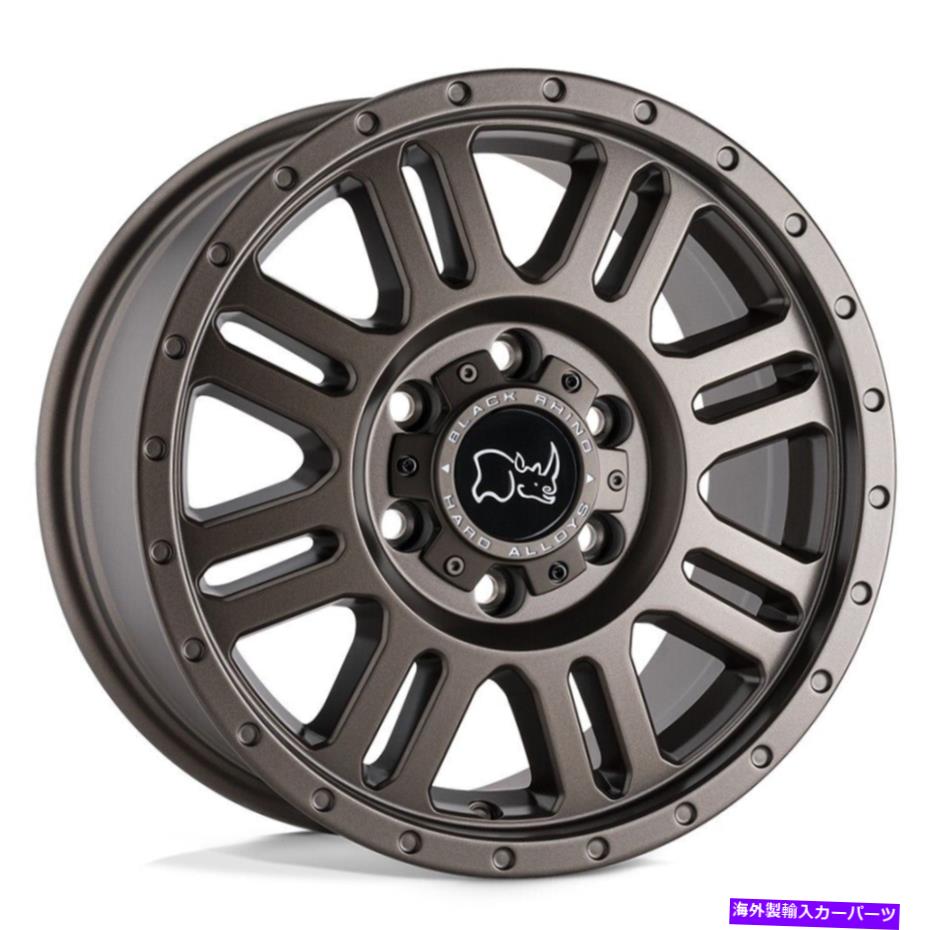 ホイール　４本セット ブラックサイイエローストーン16x8 6x130 45ブロンズホイール（4）84.1 16インチリム Black Rhino Yellowstone 16x8 6x130 45 Bronze Wheels(4) 84.1 16\