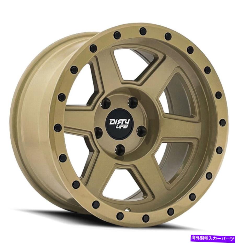 ホイール　４本セット Dirty Life 9315化合物17x9 6x135 -12 Tan Wheels（4）87.1 17 \