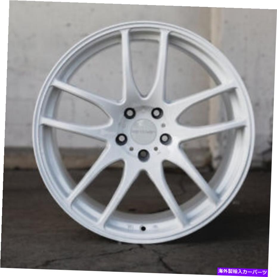 ホイール　４本セット Vordoven forme 9 18x9.5 5x114.3 35ホワイトホイール（4）73.1 18インチリム Vordoven Forme 9 18x9.5 5x114.3 35 White Wheels(4) 73.1 18\