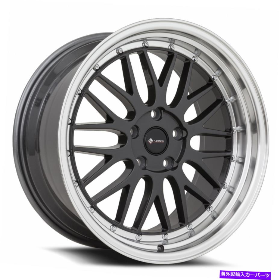 ホイール　４本セット VORS VR8 19x8.5/19x9.5 5x115 35/35ハイパーブラックホイール（4）73.1 19 "インチずれ Vors VR8 19x8.5/19x9.5 5x115 35/35 Hyper Black Wheels(4) 73.1 19" inch Staggered【並行輸入品】｜Us Custom Parts Shop USDM
