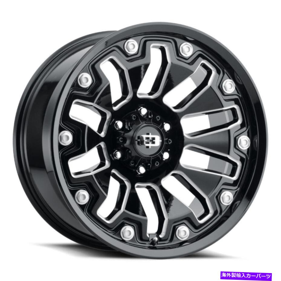 ホイール　４本セット ビジョン362アーマー18x9 6x5.5/6x139.7 -12ブラックミルホイール（4）106.2 18 \