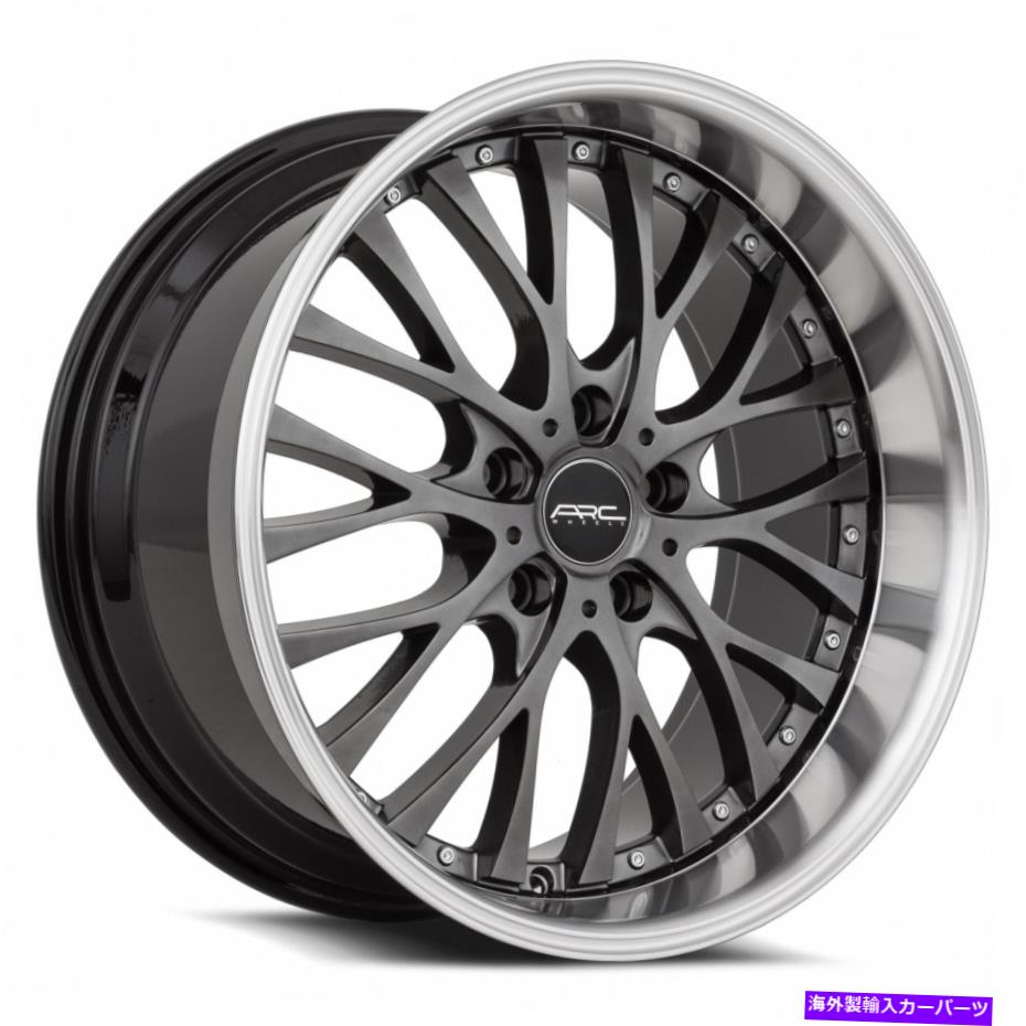 ホイール　４本セット ARC AR6 18x9 5x120 35ハイパーブラックホイール（4）73.1 18インチリム ARC AR6 18x9 5x120 35 Hyper Black Wheels(4) 73.1 18\