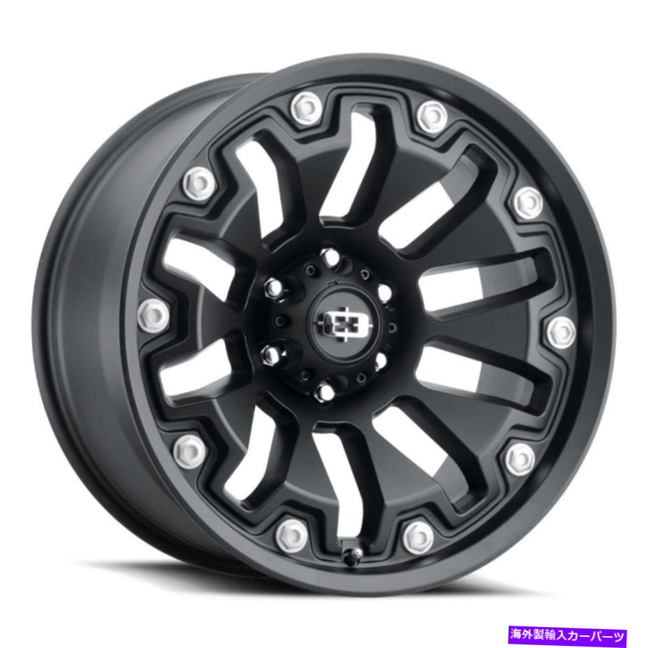 ホイール　４本セット ビジョン362アーマー18x9 6x5.5/6x139.7 -12サテンブラックホイール（4）106.2 18 \
