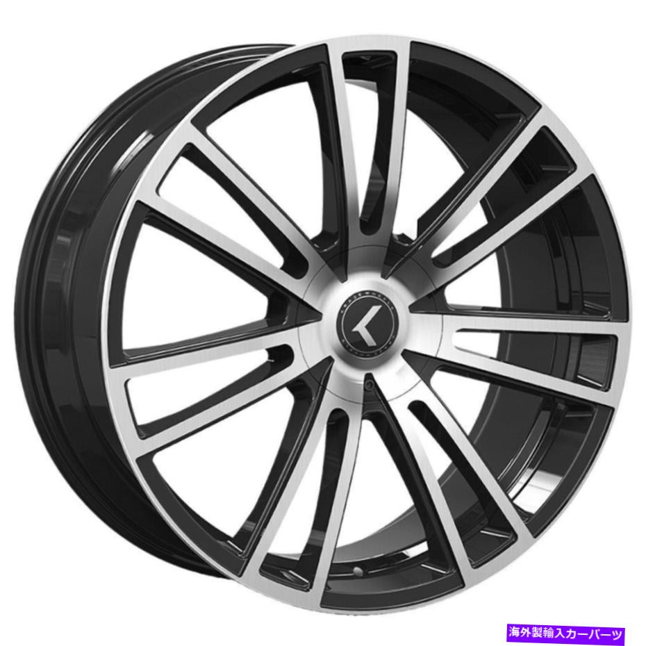 ホイール　４本セット Kraze 183 Spectra 20x8.5 5x115/5x120 38ブラック機械加工ホイール（4）74.1 20 "インチr Kraze 183 Spectra 20x8.5 5x115/5x120 38 Black Machined Wheels(4) 74.1 20" inch R【並行輸入品】｜Us Custom Parts Shop USDM