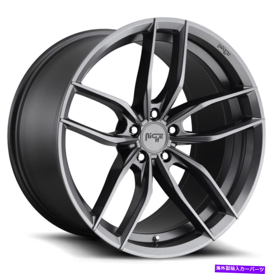 ホイール 4本セット ニッチM204 Vosso 18x8 5x108 40ガンメタルホイール(4)72.56 18インチリム Niche M204 Vosso 18x8 5x108 40 Gun Metal Wheels(4) 72.56 18" inch Rims【並行輸入品】|Us Custom Parts Shop USDM