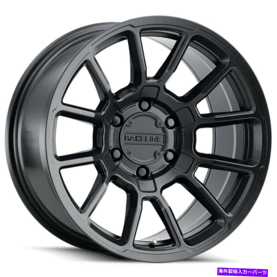 ホイール　４本セット Raceline 950Bゲージ17x9 8x170 -12ブラックホイール（4）125.2 17 \