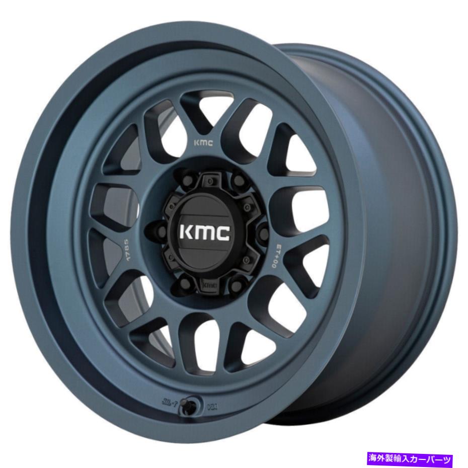 ホイール　４本セット KMC KM725 Terra 18x8.5 6x5.5/6x139.7 -10ブルーホイール（4）106.1 18 \
