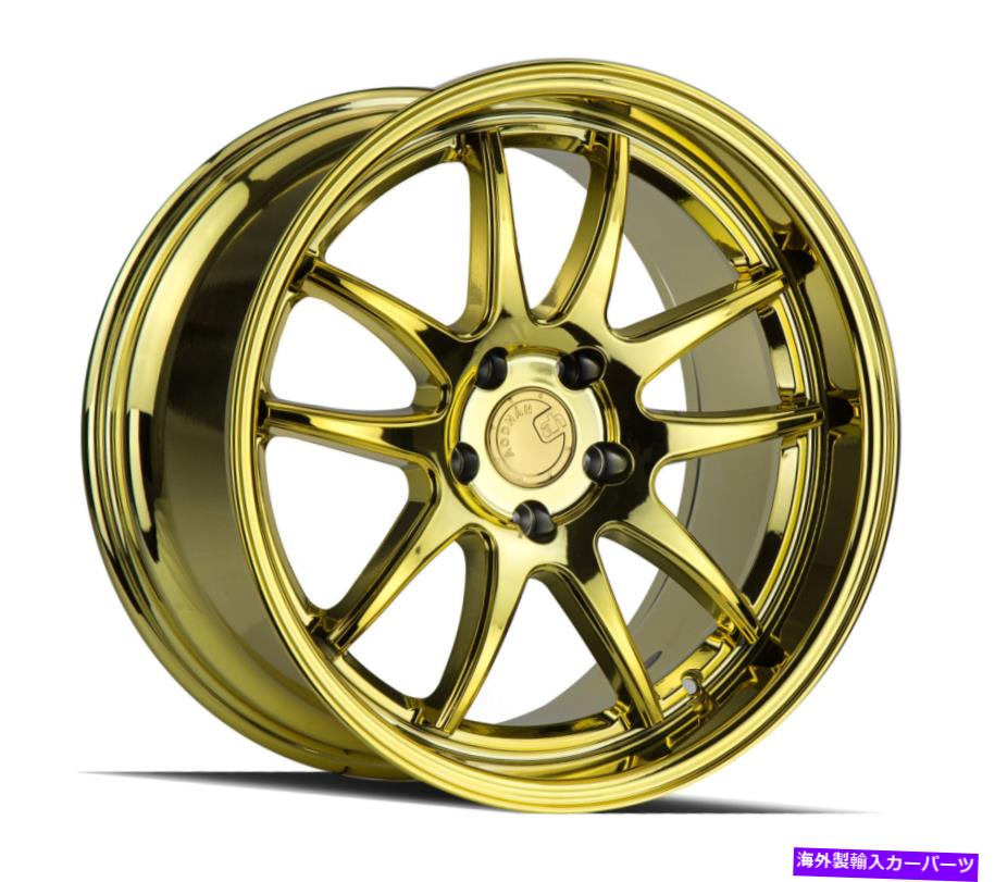 ホイール 4本セット Aodhan DS02 DS2 19x9.5 5x114.3 15ゴールドバキュームホイール(4)73.1 19 "インチリム Aodhan DS02 DS2 19x9.5 5x114.3 15 Gold Vacuum Wheels(4) 73.1 19" inch Rims【並行輸入品】|Us Custom Parts Shop USDM