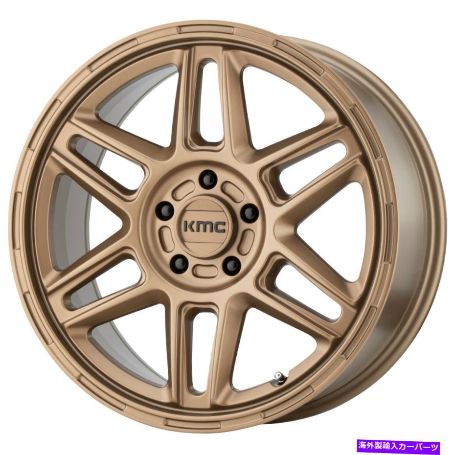 ホイール　４本セット KMC KM716 NOMAD 17x8 5x108 38ブロンズホイール（4）72.56 17 \